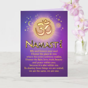 Namasté card