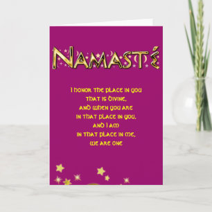 Namasté Card