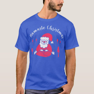 Namaste Christmas Funny Yoga Christmas Tshirt Hol