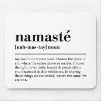 Namaste Definition Yoga Modern Minimal Meditation