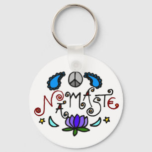 Namaste Doodles Keychain