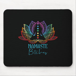 Namaste Es Spiritual Sarcasm Zen Yoga Lover Mouse Pad