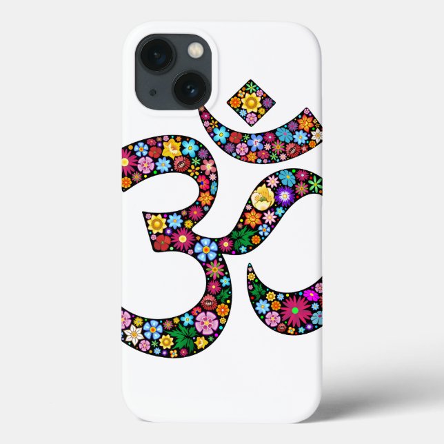 Namaste Floral Symbol Art Case-Mate iPhone Case (Back)