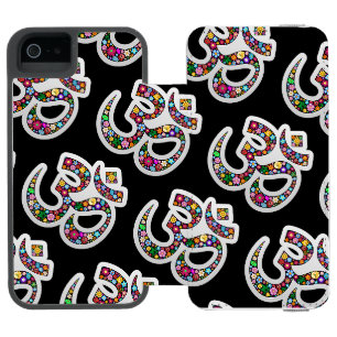 Namaste Floral Symbol Art Incipio Watson™ iPhone 5 Wallet Case