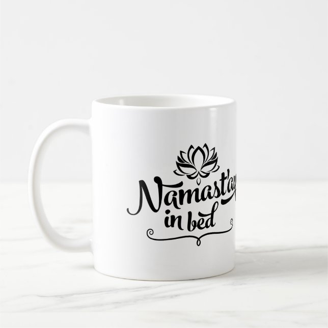 Namaste Funny Citation Mug (Gauche)