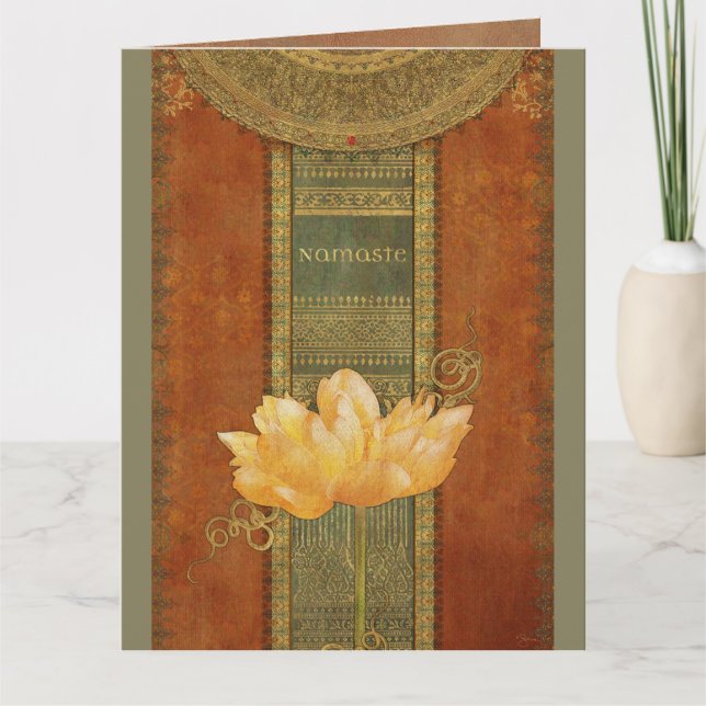 Namaste Greeting Card (Front)
