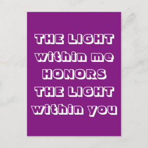 Namaste Greeting Postcard