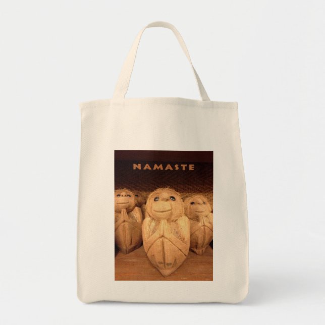 Namaste Grocery Tote Bag (Front)