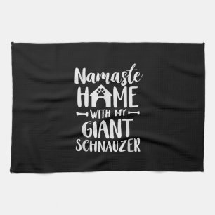 Namaste Home Giant Schnauzer - Schnauzer Lover Kitchen Towel