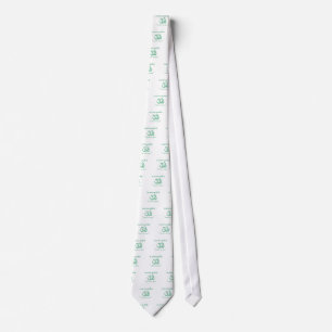 Namaste - I bow to you (in green) Tie