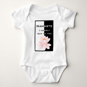 Namaste - I humbly bow to you Baby Bodysuit