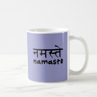 Namaste in English and Hindi Coffee Mug