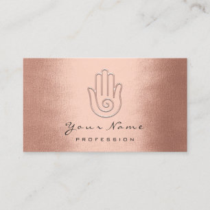 Namaste Joga Reflexology Copper Appointment Card