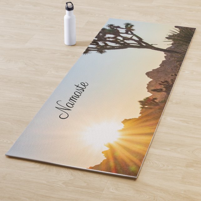 Namaste Joshua Tree Desert Vibes Souvenir Yoga Mat (In Situ)