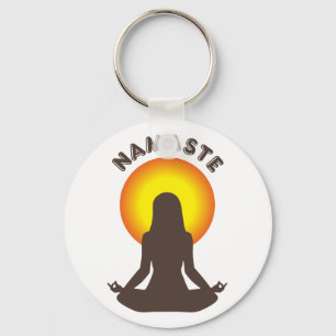 Namaste Keychain