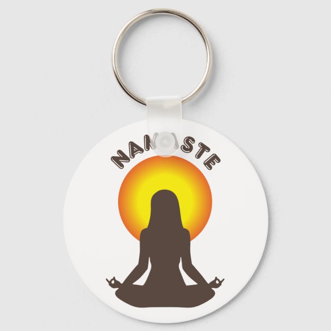 Namaste Keychain (Front)
