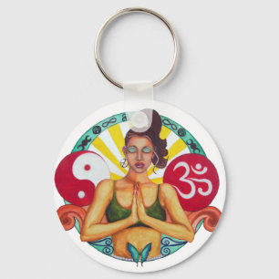 Namaste Keychain
