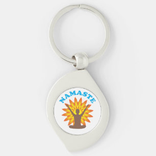 Namaste Keychain