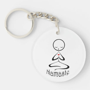 Namaste Keychain