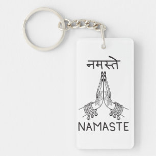 Namaste Keychain