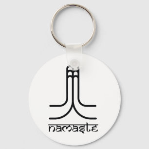 Namaste Keychain