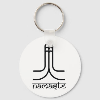 Namaste Keychain