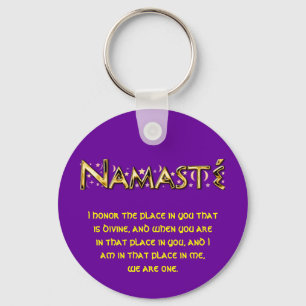 Namasté Keychain