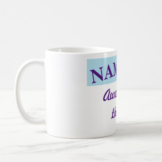 Namaste loin du Jab Coffee Mug (Gauche)