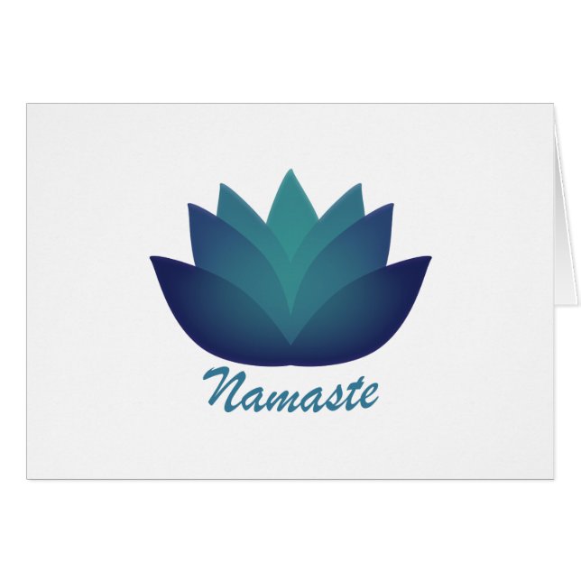 Namaste Lotus Flower (Front Horizontal)