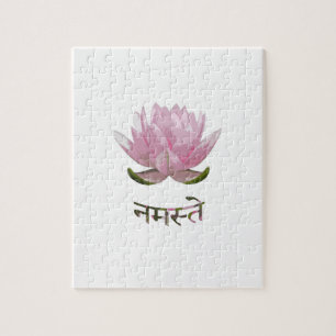 Namaste - Lotus Jigsaw Puzzle