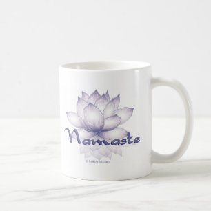 Namaste Lotus Lavender Coffee Mug
