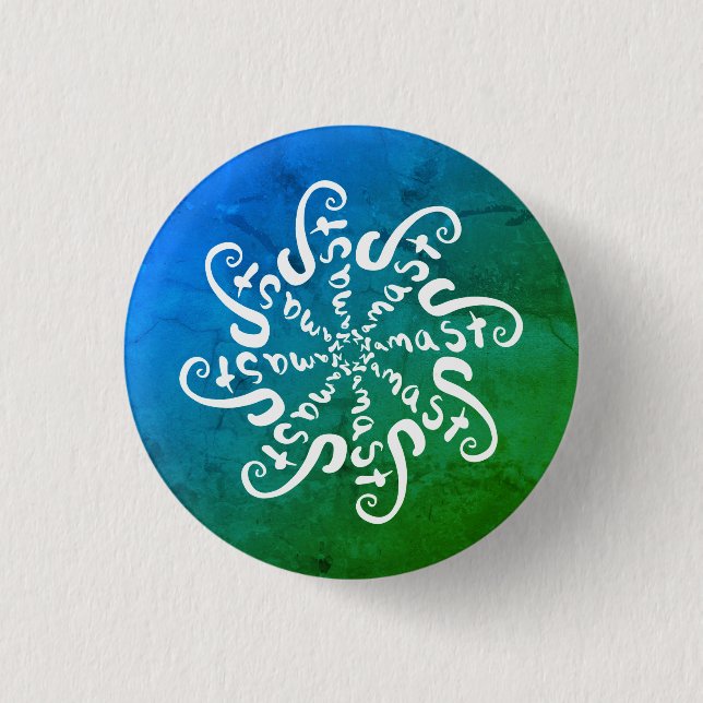 Namaste Mandala 1 Inch Round Button (Front)