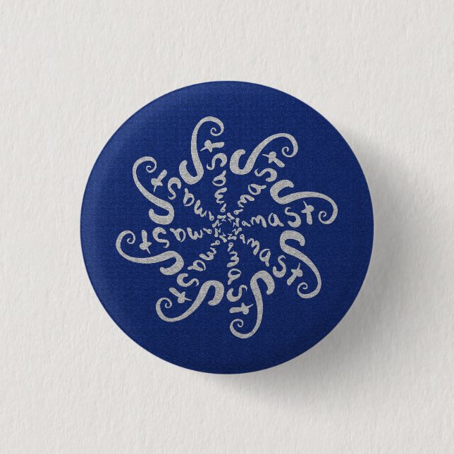 Namaste Mandala 1 Inch Round Button (Front)