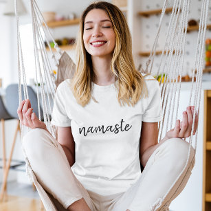 Namaste   Modern Spiritual Meditation Yoga Maternity T-Shirt