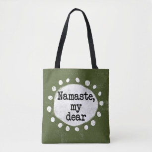 Namaste Mon Cher - Sac Cabas Vert
