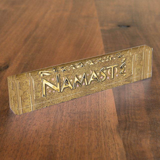 Namaste Nameplate (Side)