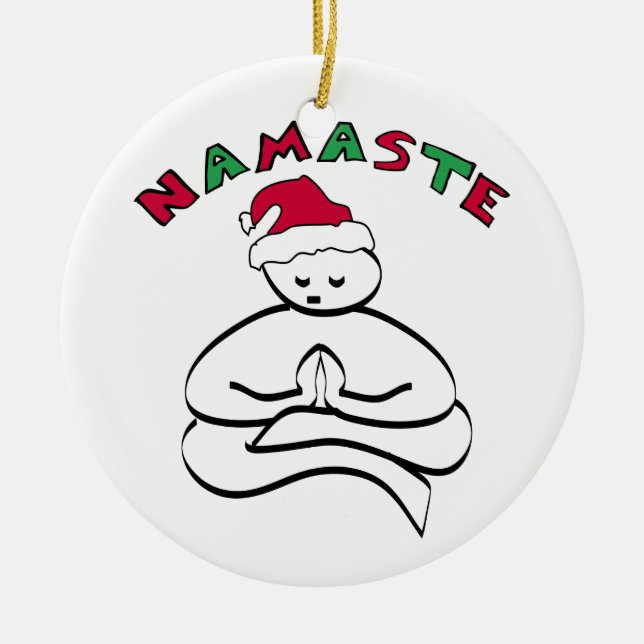 Namaste Noël Bouddha Ornement (Devant)