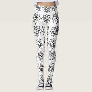 Namaste Ohm Yoga Pants Gym Workout Stretch Pants