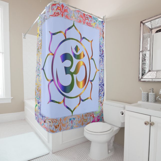 Namaste Om Lotus Rainbow Vintage (In Situ)