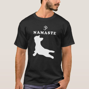 Namaste Om Symbol French Bulldog Yoga For Women T-Shirt