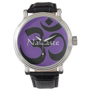 Namaste & Om Symbol Watch