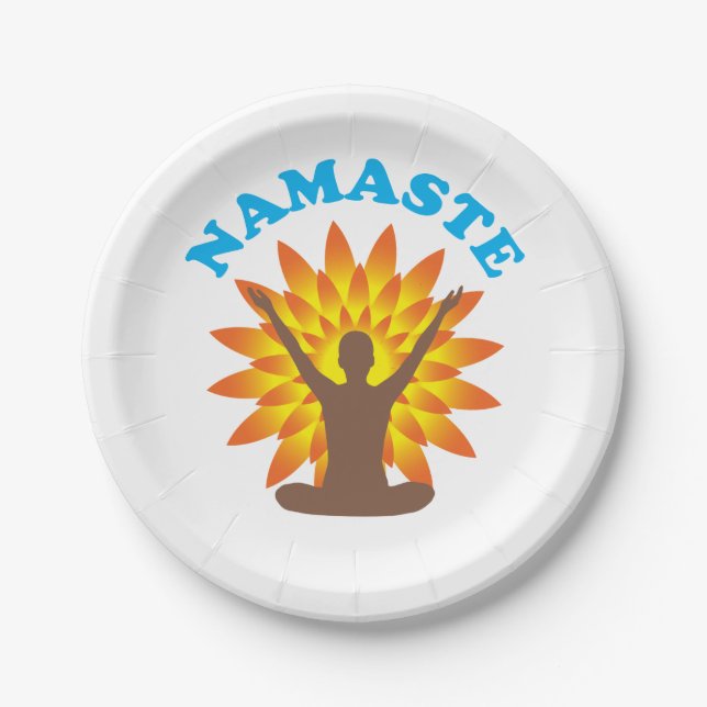 Namaste Paper Plate (Front)