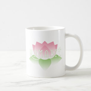 Namaste Pink Lotus Yoga Mug