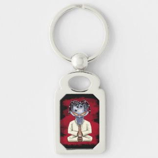 Namaste Predator Metal Keychain