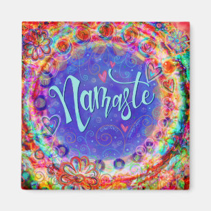 Namaste Pretty Inspirational Fun Trendy Magnet
