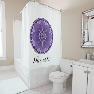 NAMASTE Purple Lotus Mandala New Age Personalized