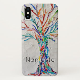 Namaste Rainbow Coloured Tree Case-Mate iPhone Case