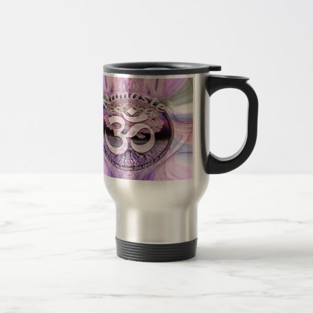 Namaste Rainbow Travel Mug (Right)