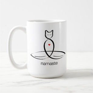 Namaste - Regular style text. Coffee Mug