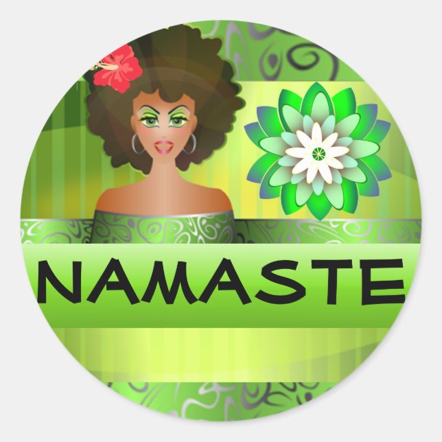 Namaste sticker (Front)